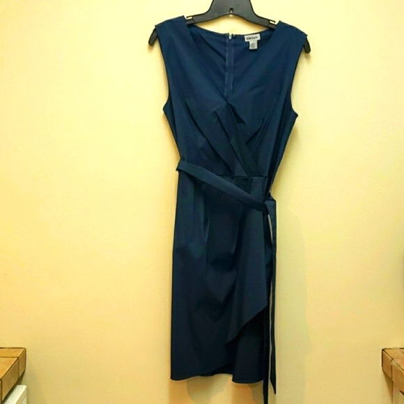 DKNY blue dress size 8, nwt - Picture 6 of 8